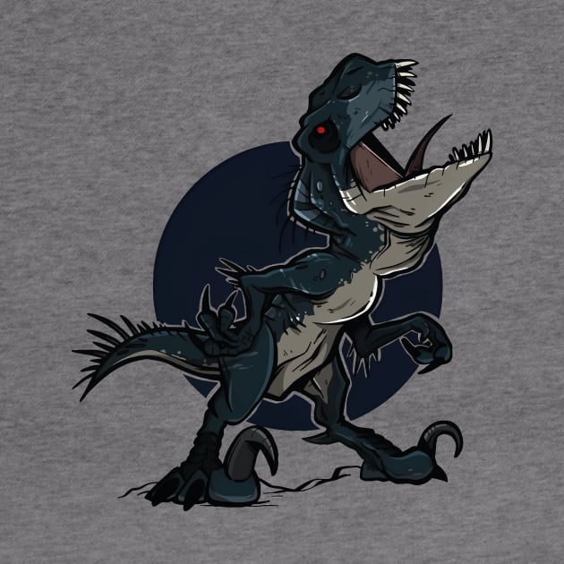 Night Fury: The Dinosaur in Blue and Black by WorldDinosaurs